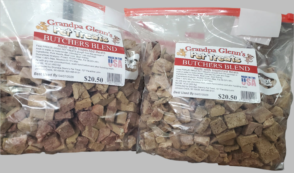 Freeze Dried Butchers Blend Treats
