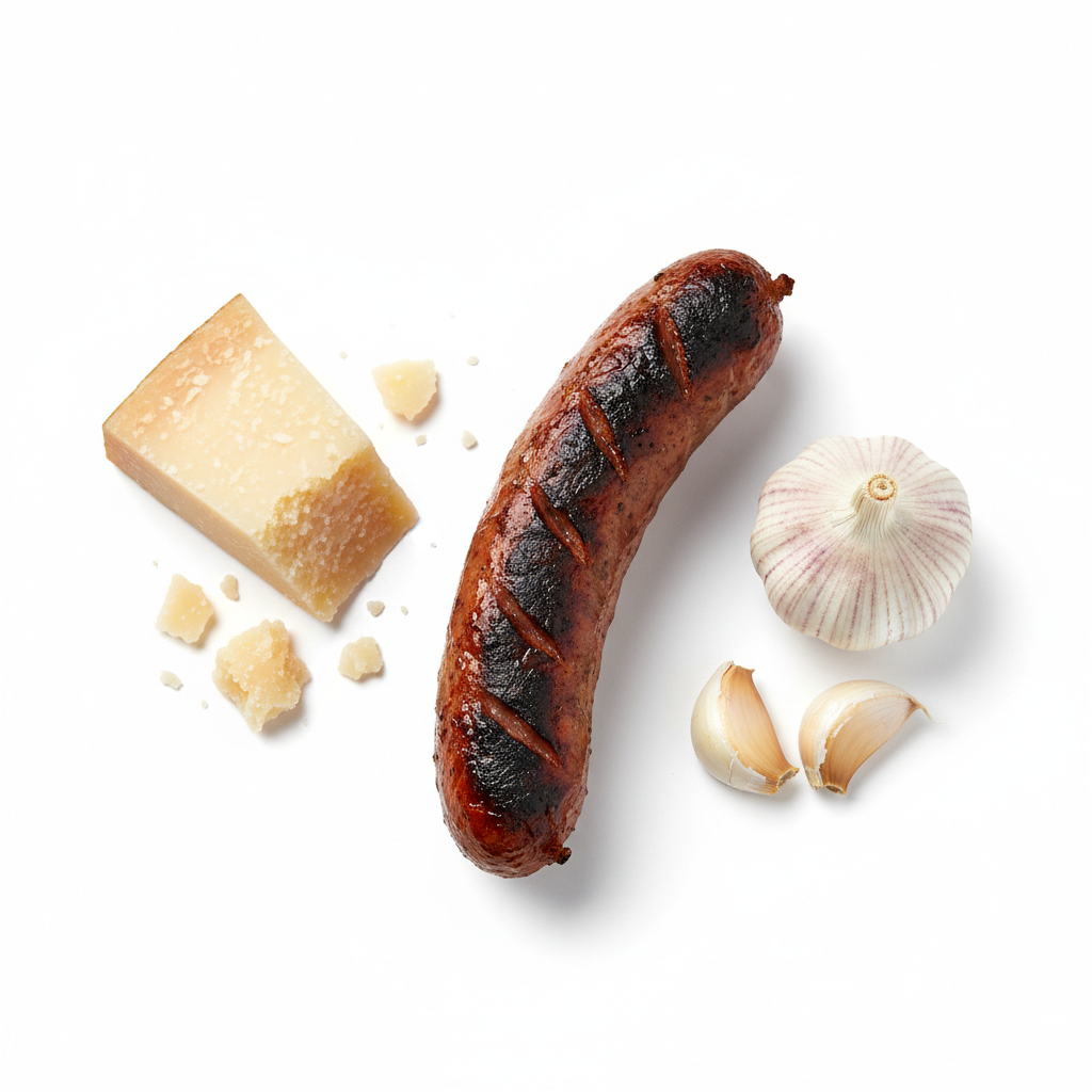 Parmesan Garlic Bratwurst