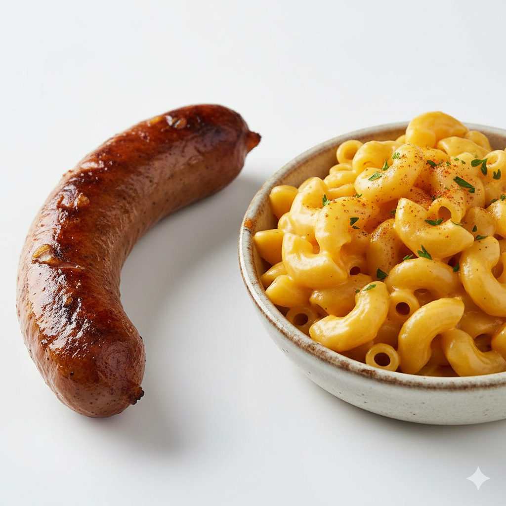 Mac 'N Cheese Bratwurst